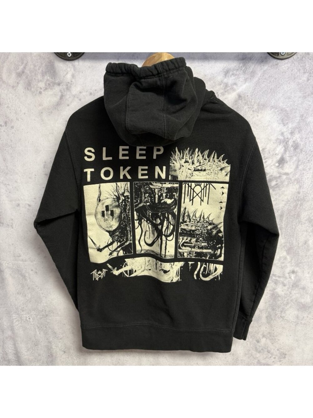Sleep Token Hoodie Sweatshirt Adult Small Black Take Me Back To Eden